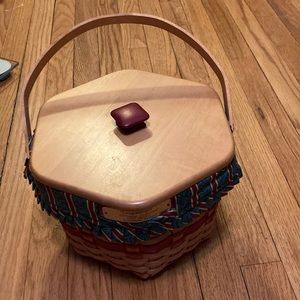 Vintage 1997 Longaberger Snowflake basket